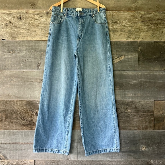 EUC ABrand A‎ '94 High & Wide Jean Faded 90's Vintage Style Streetwear, Sz 32 - Picture 4 of 13